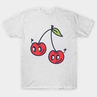 Kawaii Cherry Smiles T-Shirt